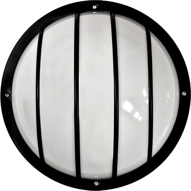Dabmar Lighting W8310-L9-27K-B black outdoor wall light fixture