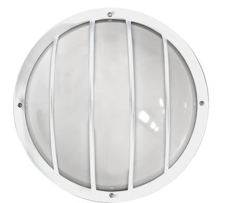 Dabmar Lighting W8310-L9-27K-W white outdoor wall light fixture