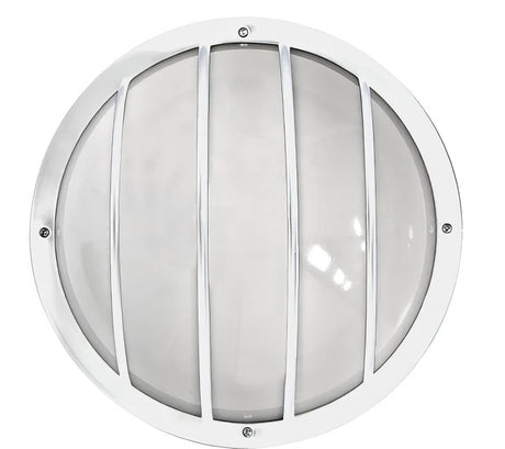 Dabmar Lighting W8310-L9-40K-W white outdoor wall light fixture