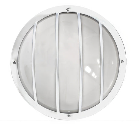 Dabmar Lighting W8310-W white outdoor wall light fixture