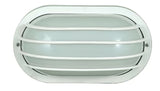 Dabmar Lighting W8410-L9-27K-W white outdoor wall light fixture