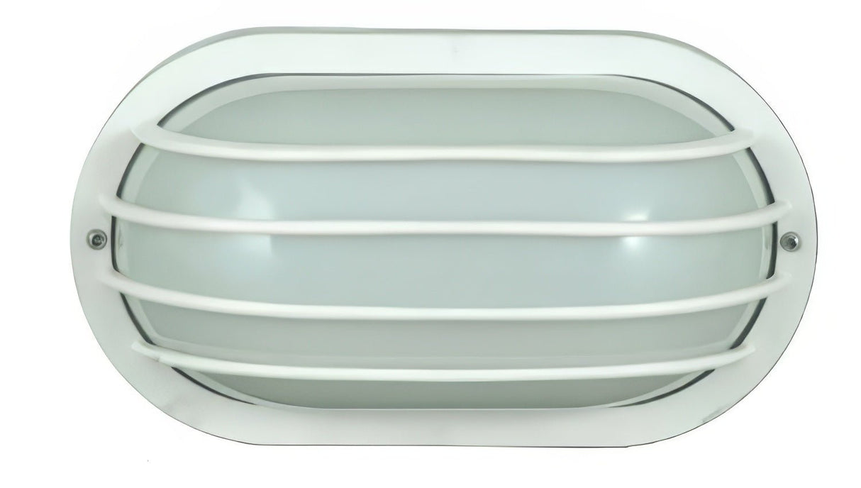 Dabmar Lighting W8410-L9-40K-W white outdoor wall light fixture