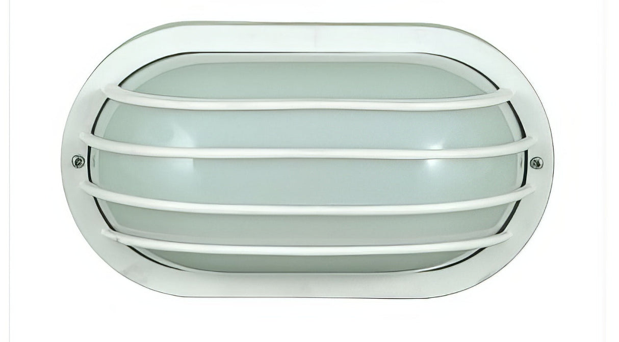 Dabmar Lighting W8410-W white outdoor wall light fixture