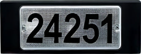 Dabmar Lighting W9301-L12-50K-B black outdoor wall light fixture