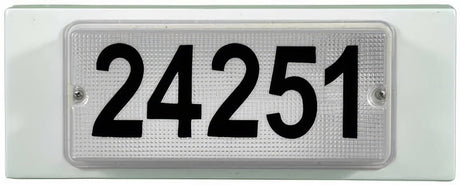 Dabmar Lighting W9301-L12-50K-W white outdoor wall light fixture