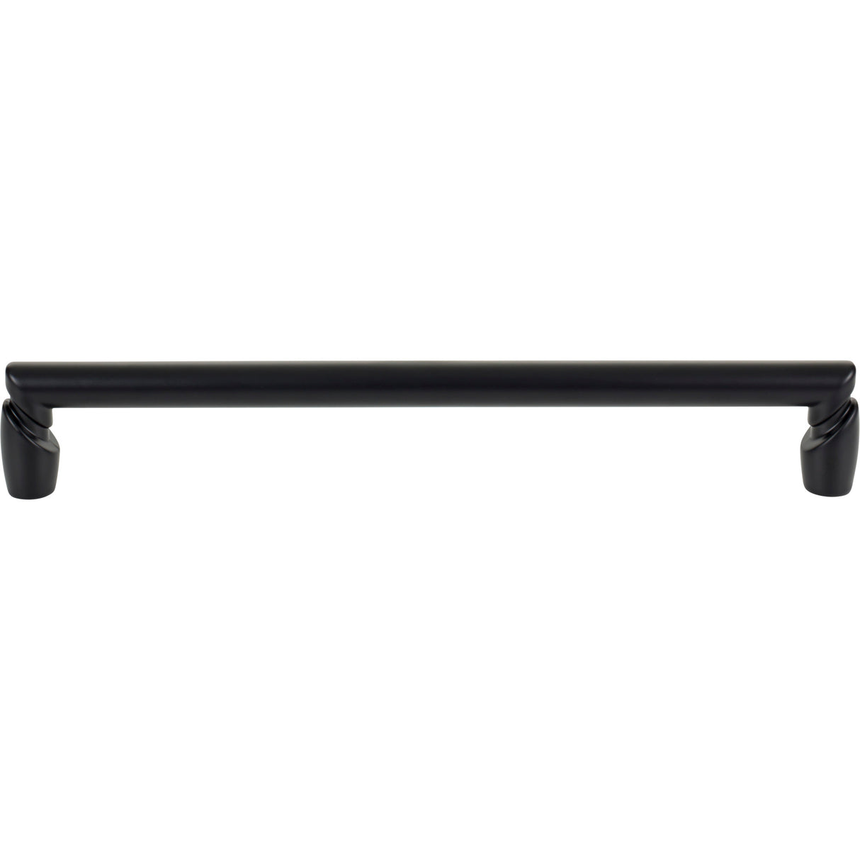 Top Knobs TK3138BLK Florham 12" Center to Center Appliance Pull Flat Black