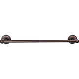 Top Knobs ED6ORBA TOP BATH (R) Edwardian Bath Single 20 1/2" Wall Mounted Towel Bar Oil Rubbed Bronze