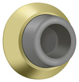Deltana WB178U3 polished brass wall mount door stop