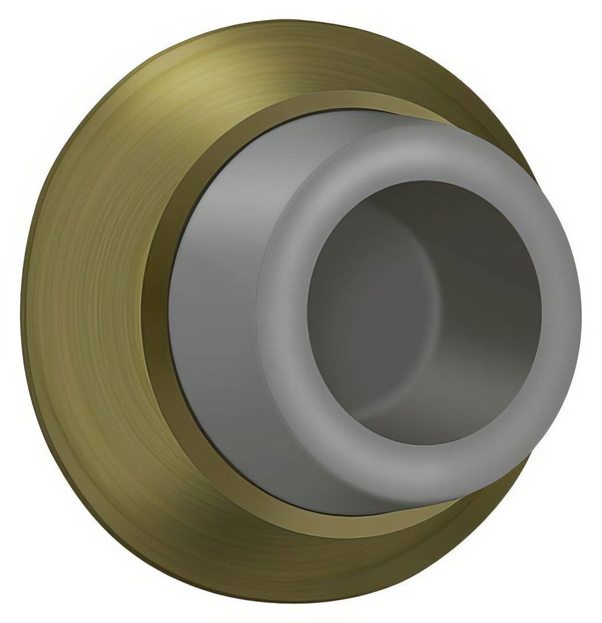 Deltana WB178U5 antique brass wall mount door stop