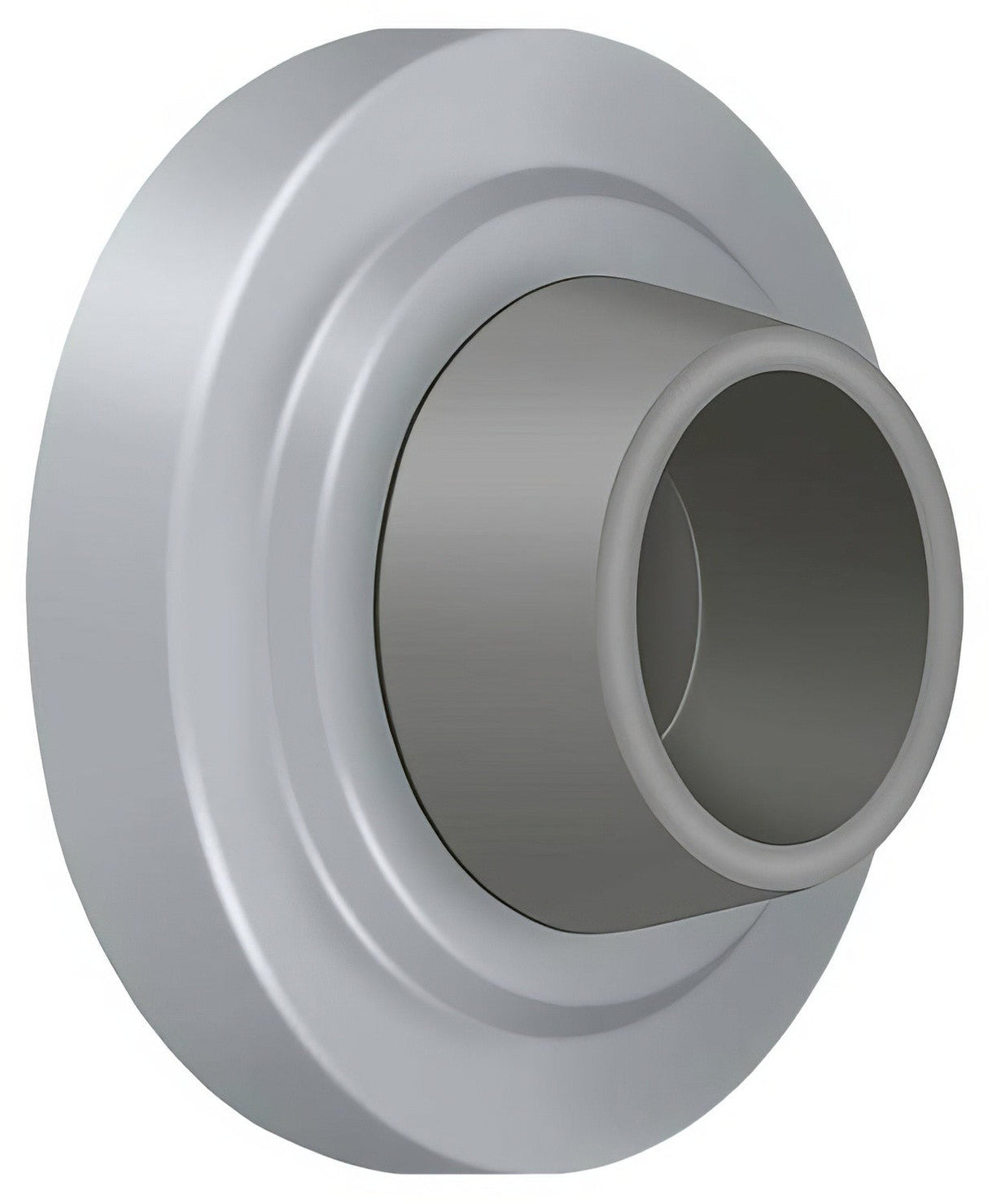 Deltana WB238U26D satin chrome wall mount door stop
