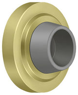 Deltana WB238U3 polished brass wall mount door stop