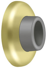 Deltana WB250U3 polished brass wall mount door stop