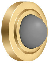 Deltana WBC238CR003 lifetime polished brass wall mount door stop
