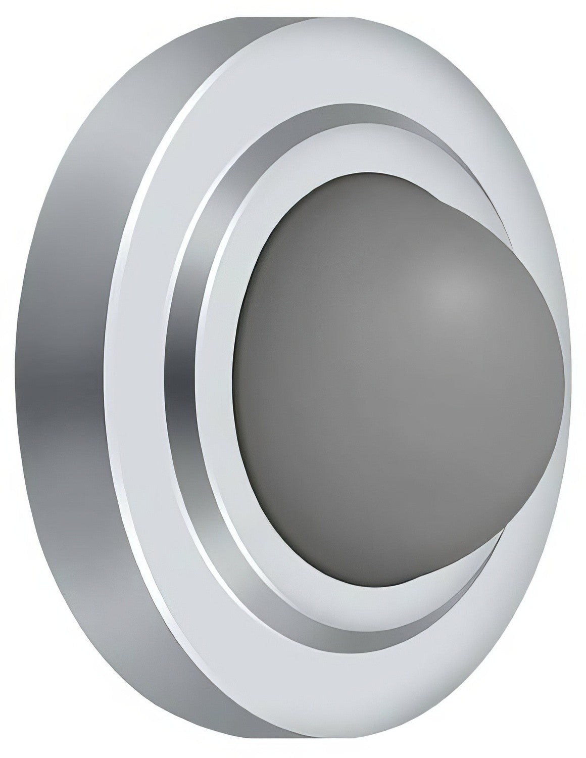 Deltana WBC238U26 polished chrome wall mount door stop