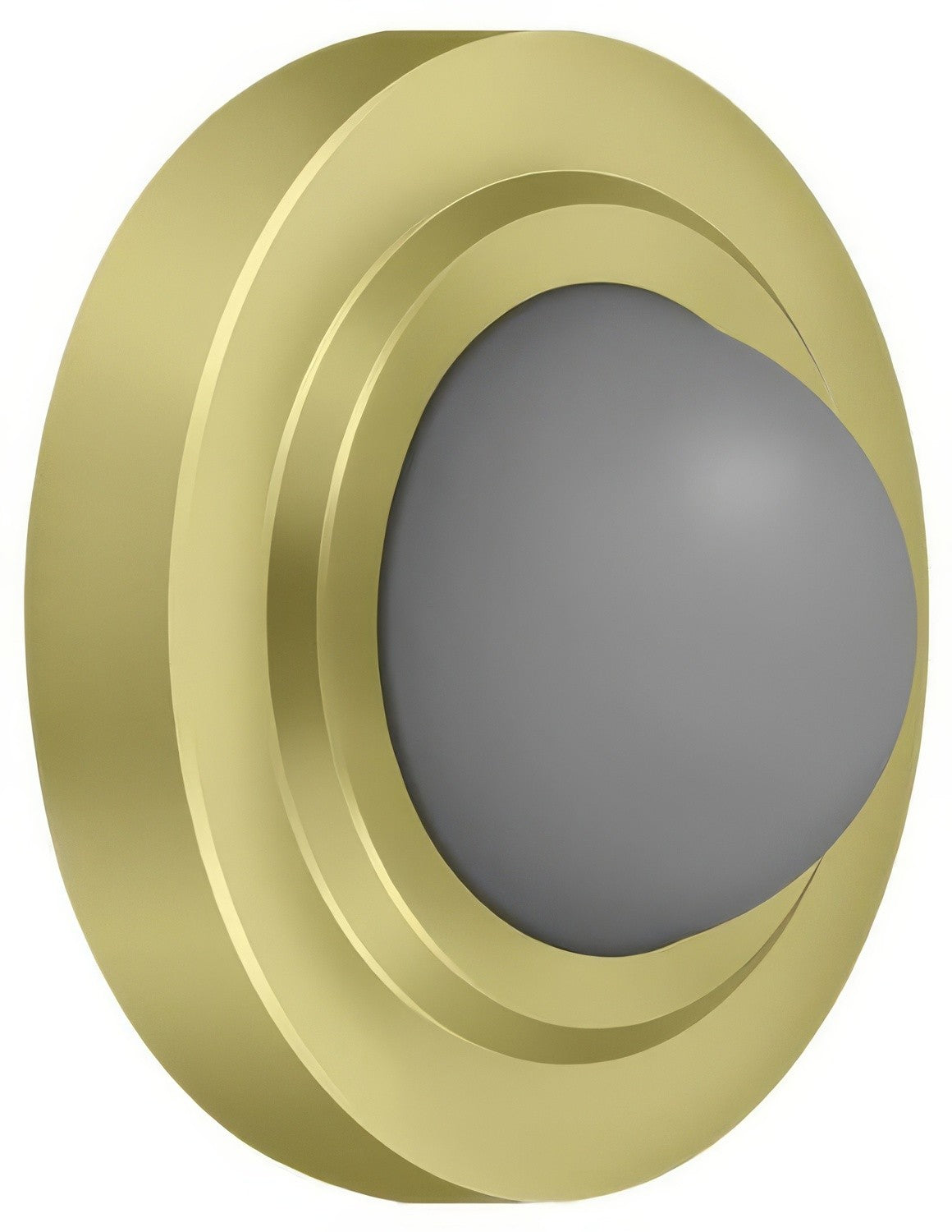 Deltana WBC238U3 polished brass wall mount door stop