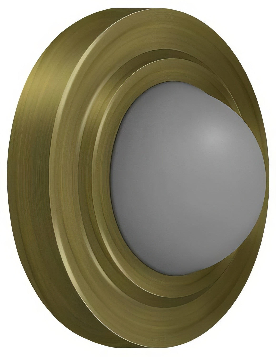 Deltana WBC238U5 antique brass wall mount door stop