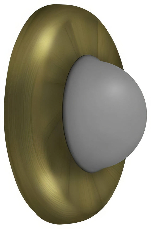 Deltana WBC250U5 antique brass wall mount door stop