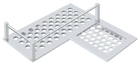 Deltana WBHDCR9U26 shelf in polished brass, additional view