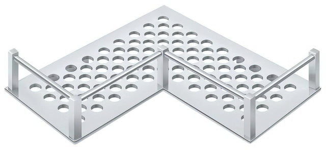 Deltana WBHDUC9U26 chrome corner shelf