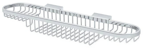 Deltana WBR1835U26 shower basket in satin stainless, additional view