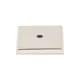 Top Knobs M2022 Aspen II Square Knob Backplate Polished Nickel