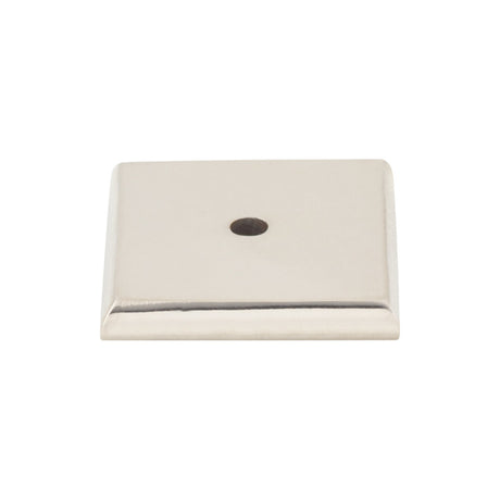 Top Knobs M2022 Aspen II Square Knob Backplate Polished Nickel