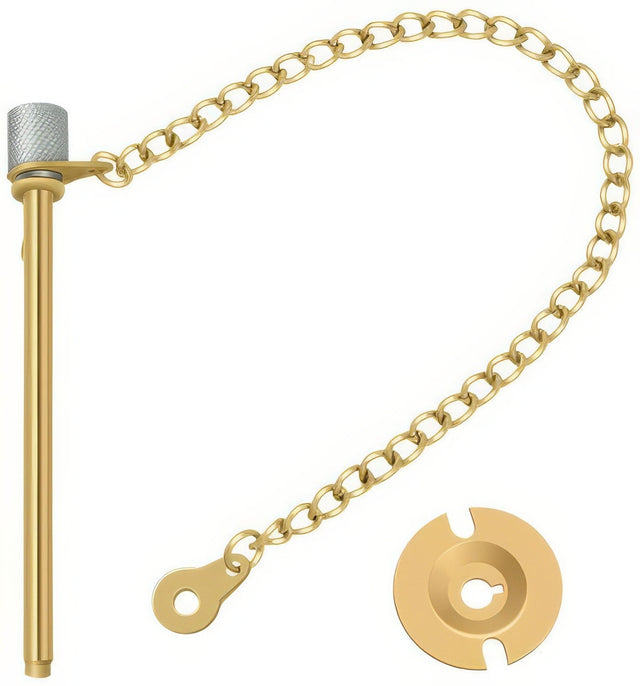 Deltana WDP30CR003 lifetime polished brass window lock