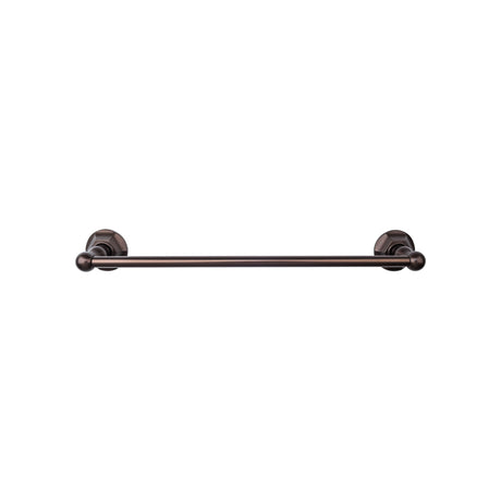 Top Knobs ED10ORBB TOP BATH (R) Edwardian Bath Single 32 1/2" Wall Mounted Towel Bar Oil Rubbed Bronze