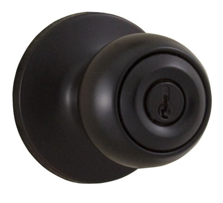 Weslock 00240G2G2FR22 matte black entry