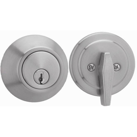 Weslock 00271-N-NFR22-FR22 Single Cylinder Deadbolt Satin Nickel
