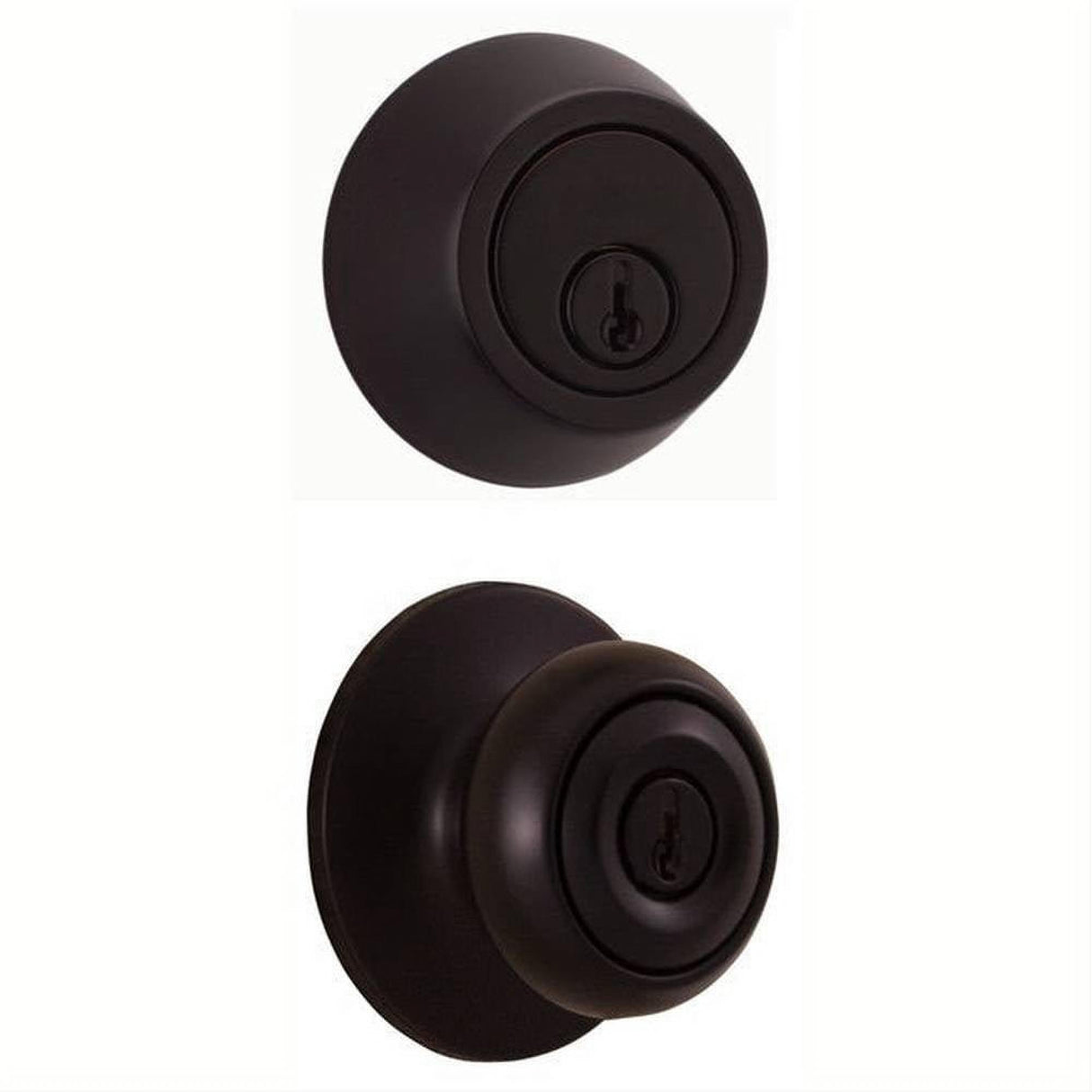 Weslock 02271G1G1FR22 02271GGFR22 Combo Hudson Keyed Entry and Single Cylinder Deadbolt Oil Rubbed Bronze