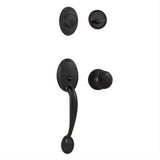 Weslock 02810-1S1FR2D-SFR2D Hillcrest Single Cylinder Handleset with Salem Knob Oil Rubbed Bronze