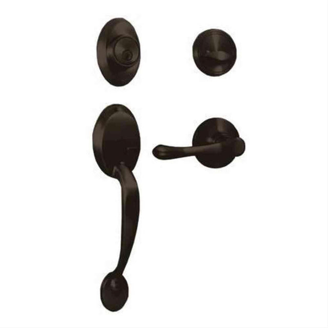 Weslock 02815-1V10020-V0020 Hillcrest Dummy Handleset with Somerset Lever Oil Rubbed Bronze