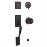 Weslock 02830-1G1FR2D-GFR2D Mercy Single Cylinder Handleset with Hudson Knob Oil Rubbed Bronze