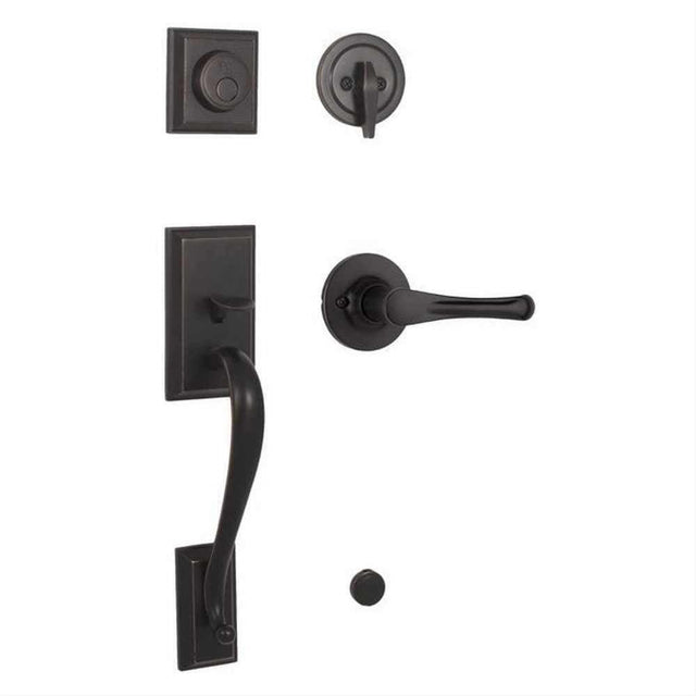Weslock 02835-1V10020-V0020 Mercy Dummy Handleset with Somerset Lever Oil Rubbed Bronze