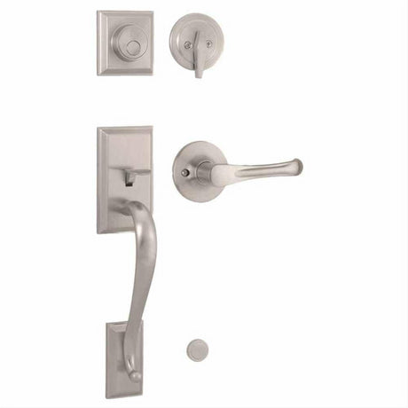 Weslock 02835-NVN0020-V0020 Mercy Dummy Handleset with Somerset Lever Satin Nickel