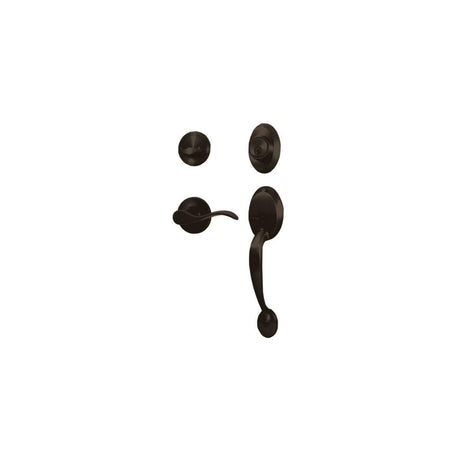 Weslock L2815-1X10020-X0020 Hillcrest Dummy Handleset with Left Hand New Haven Lever Oil Rubbed Bronze