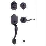 Weslock L2820-1X1FR2D-XFR2D Parkside Single Cylinder Handleset with Left Hand New Haven Lever Oil Rubbed Bronze