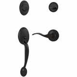Weslock R2810-1X1R2D-XR2D Hillcrest Single Cylinder Handleset with Right Hand New Haven Lever Oil Rubbed Bronze