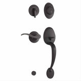 Weslock R2815-2X20020-X0020 Hillcrest Dummy Handleset with Right Hand New Haven Lever Matte Black