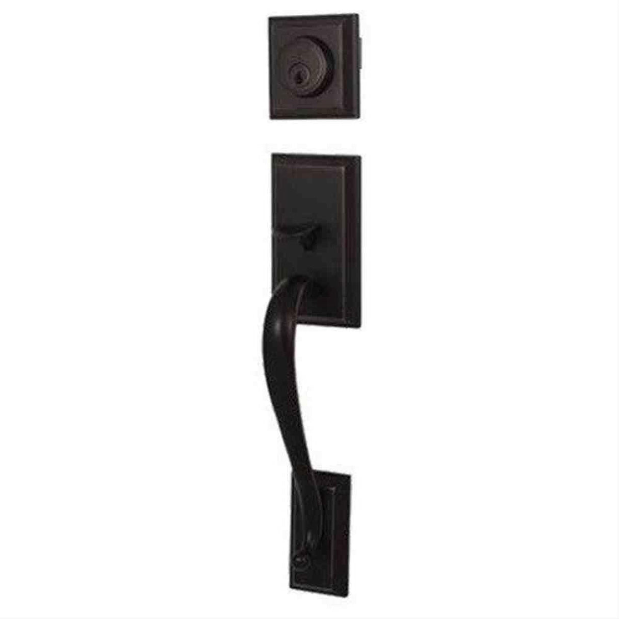 Weslock R2830-2X2FR2D-XFR2D Mercy Single Cylinder Handleset with a New Haven Lever Matte Black
