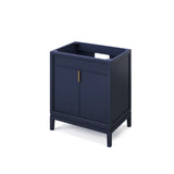 Jeffrey Alexander Theodora 31" Hale Blue Single Sink Bathroom Vanity with White Resin Top - 8 in. Widespread Faucet Top product image 2