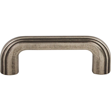 Top Knobs TK222PTA Victoria Falls 3" Center to Center Bar Pull Pewter Antique