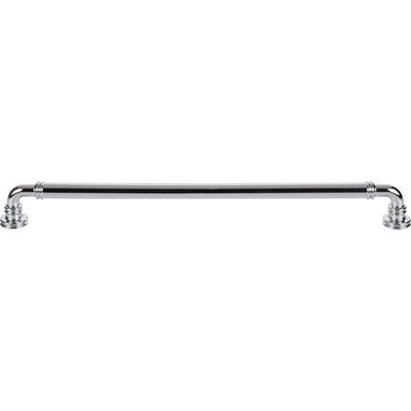 Top Knobs TK3146PC Cranford 12" Center to Center Bar Pull Polished Chrome