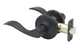 Copper Creek WL2220BC black passage door lever