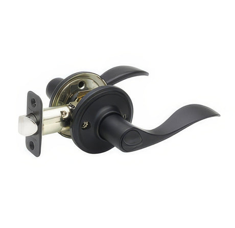 Copper Creek WL2230BC black privacy door lever