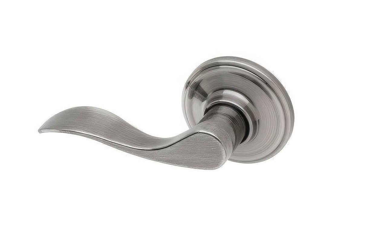 Copper Creek WL2290LHAN antique nickel single dummy door lever