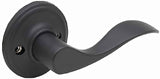 Copper Creek WL2290RHBC black single dummy door lever
