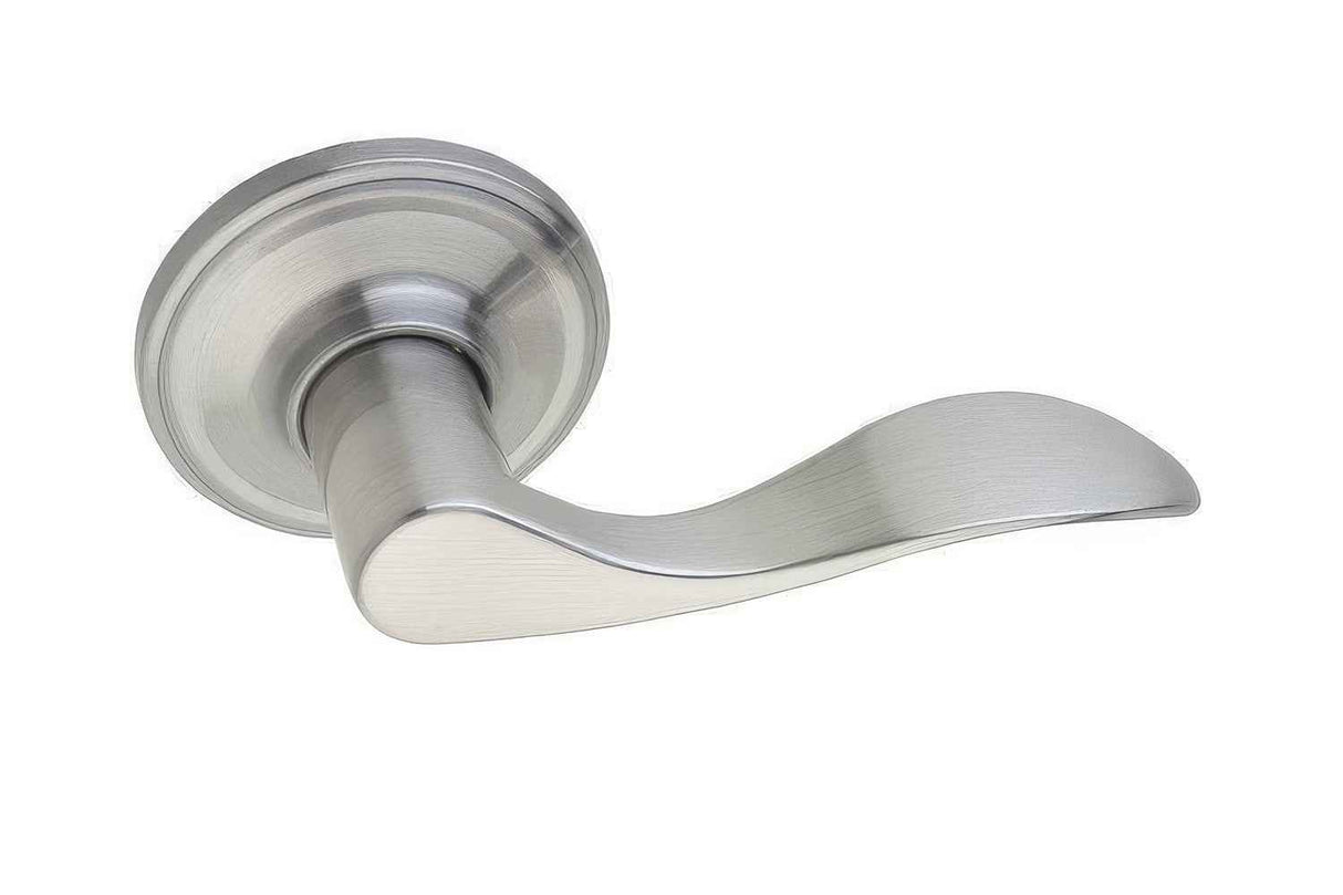 Copper Creek WL2290RHSS satin stainless single dummy door lever