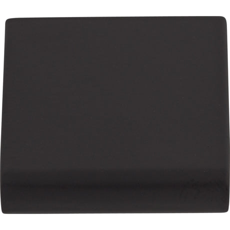 Top Knobs TK500BLK Europa 5/8" Center to Center Finger Pull Flat Black